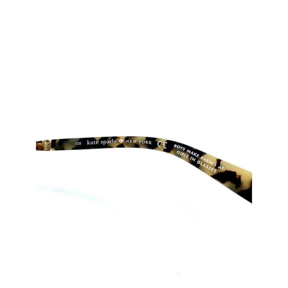 Kate Spade Women's Cat Eye Black Gold Metal Eyeglasses Melonie 006 52 17 135